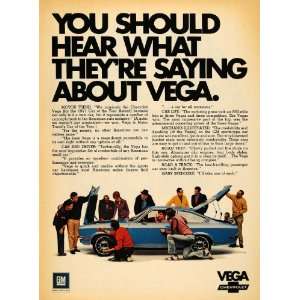  1971 Ad Vega Chevrolet Car of the Year General Motors 