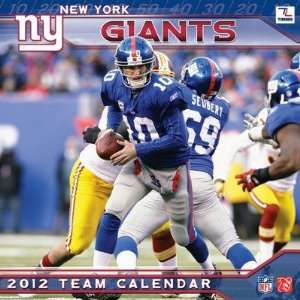  NFL New York Giants 2012 Wall Calendar