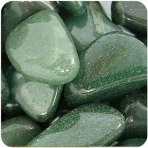  GREEN AVENTURINE   Tumbled Stones 5 LARGE Crystals Health 