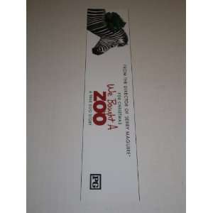  WE BOUGHT A ZOO   2 1/2 x 12 INCH S/S MOVIE MYLAR 