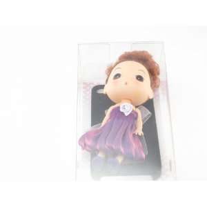  Cute Mini Ddung Case for Iphone 4/4s (Purple Dress) Cell 
