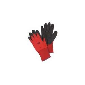  NORTH BY HONEYWELL NF11/9L Glove,PVC Palm,Red/Black,Nylon 