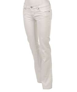 Princy by Jessica Simpson Lowboy White Denim Jeans  