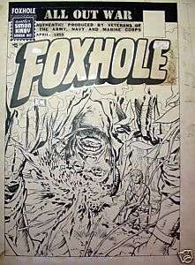   Unpublished Foxhole Cover By Jack Kirby From Simon & Kirby Studio