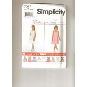 Simplicity pattern 7987 (size AA / 3,4,5,6) Simplicity  