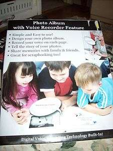   Digital Recorder   Perfect way to share pictures w/actual voice  