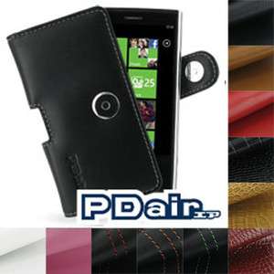 PDair Genuine Black Leather P01 Case for Dell Venue Pro  