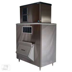  1553 Lb Full Size Cube Ice Machine w/ Storage Bin