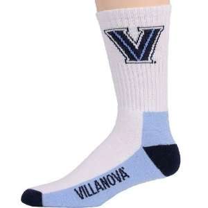   NCAA Villanova Wildcats Youth Tri Color Team Logo Tall Socks Sports