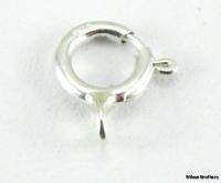 SPRING RING CLASP   925 Sterling Silver Estate Jewelry Repair Making 