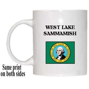  US State Flag   WEST LAKE SAMMAMISH, Washington (WA) Mug 