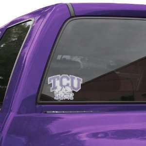  NCAA Texas Christian Horned Frogs (TCU) Perforated Window 