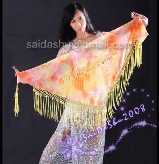 GD】 belly dance hip scarf shawl skirt Newest unique  