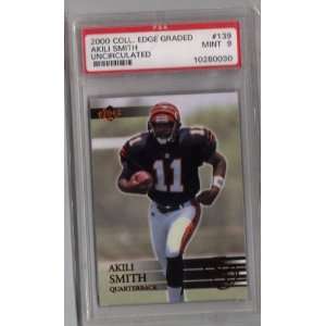   Graded Uncirculated #139 Akili Smith Psa Mint 9 Sports Collectibles