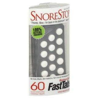  Snorestop Fast Tabs, 60 ct Boxes (Pack of 2) Health 