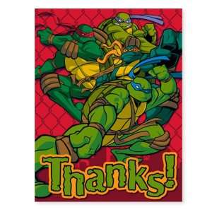  Teenage Mutant Ninja Turtles Thank You Cards (8 count 
