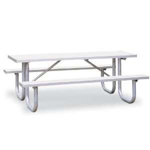   Brands XDA8G 8 Heavy Duty Aluminum Plank Table Patio, Lawn & Garden