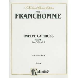  Twelve Caprices for Two Cellos, Op. 7, Bk 1 Score & Parts 