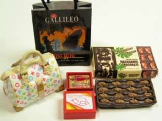 RARE Re ment Miniature Hawaii Designer Handbag Chocolat  
