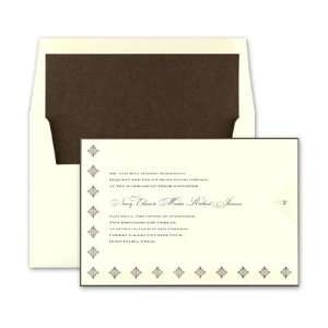   Layered Invitation with Crystal by Checkerboard