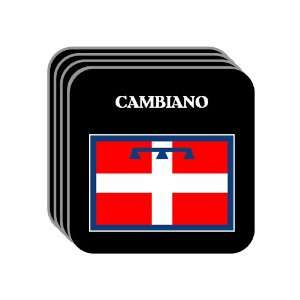 Italy Region, Piedmont (Piemonte)   CAMBIANO Set of 4 Mini Mousepad 