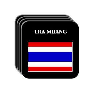  Thailand   THA MUANG Set of 4 Mini Mousepad Coasters 