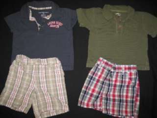   BABY BOY 12 18 MONTHS SPRING SUMMER CLOTHES LOT OUTFITS SHIRTS SHORTS
