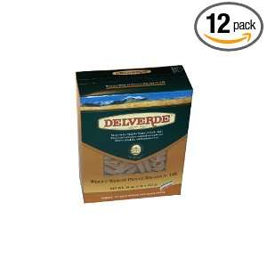 Delverde Penne Rigate, 1 Pound (Pack of 12)  Grocery 