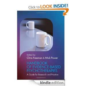 Handbook of Evidence based Psychotherapies A Guide for Research and 
