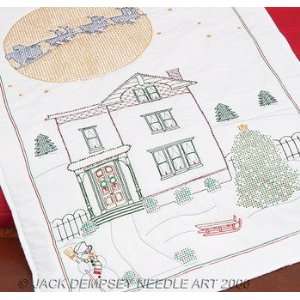  Victorian Christmas Lap Quilt Top   Embroidery Kit Arts 