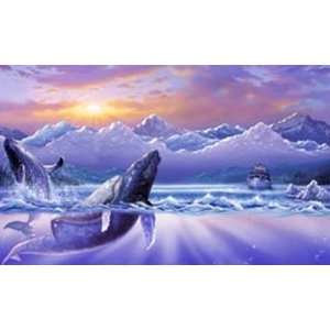  Whales Reunite Wall Mural