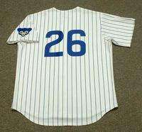 ERNIE BANKS Cubs 1969 Cooperstown Home Jersey XL  