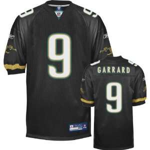 David Garrard Jersey Reebok Authentic Black #9 Jacksonville Jaguars 