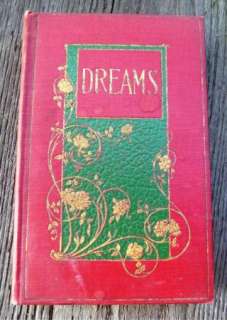 DREAMS by Olive Schreiner 1890 Mystic Mystical  