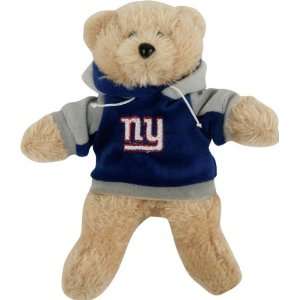 New York Giants 8 Fuzzy Hoody Bear 