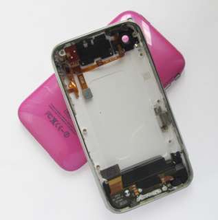 Complete Back Housing Cover Case Full Assembly For iPhone 3G Plum 