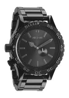 New Nixon A0571150 51 30 Tide All Black/Black Crystal Watch  