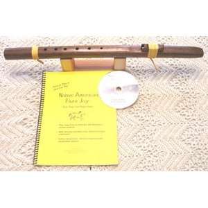   Windpony Key of G 6 Hole Walnut Flute, Book & CD Musical Instruments