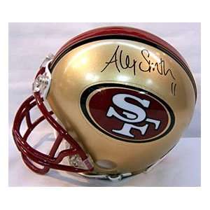 Alex Smith Mini Helmet Autographed / Signed 49ers