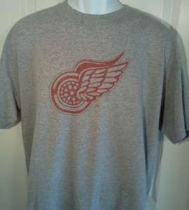 Detroit RED WINGS 1930s Hockey Throwback T Shirt XXL  