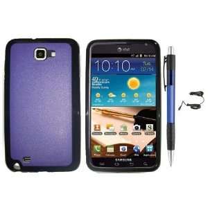  Trim With Purple Design Protector Cover Case for Samsung Galaxy Note 