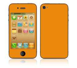 Simply Orange Apple iPhone 4 Vinyl Skin  