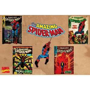  Marvel Comics Retro Amazing Spider Man Comic Book Covers 