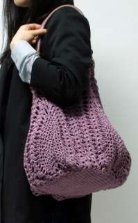 Handbag Handmade Crochet Knitting Flower Bag Handbag new  