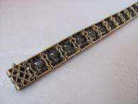 Vintage 1930s 18K Gold Bracelet Pearls & Diamonds  