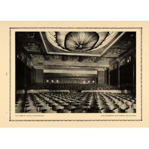 1914 Print Interior Werkbund Theater Exhibition Auditorium Stage Velde 