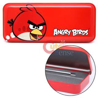 Angry Birds Pencil Case Metal Tin Box Rovio Licensed  Red Bird  