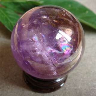 d0054 Natural Ametrine Crystal Sphere Ball Healing 36mm  