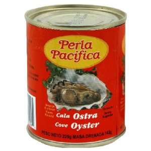 Perla Pacifica, Oysters Cove Whole, 8 Ounce (24 Pack)  