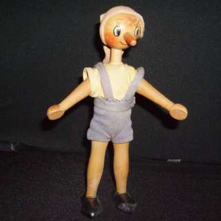 Vintage Wood Pinocchio Doll Made in Poland  